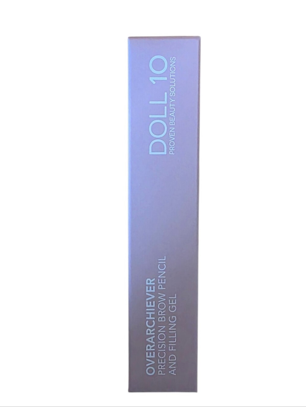 DOLL 10 Overarchiever Precision Brow Pencil & Filling Gel - Lavender Packaging